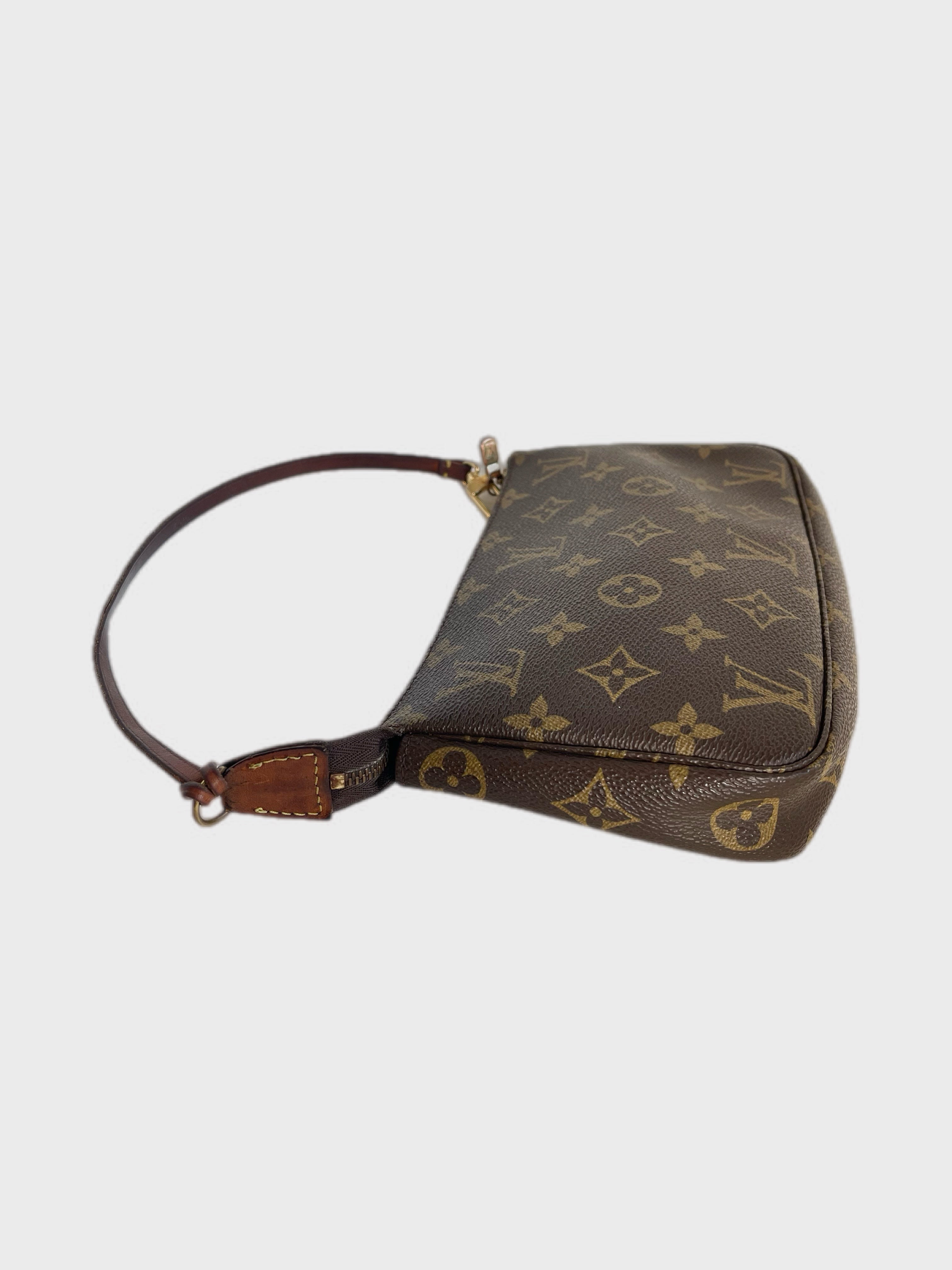 LOUIS VUITTON LV VINTAGE MONOGRAM POCHETTE Y2K CHERRY