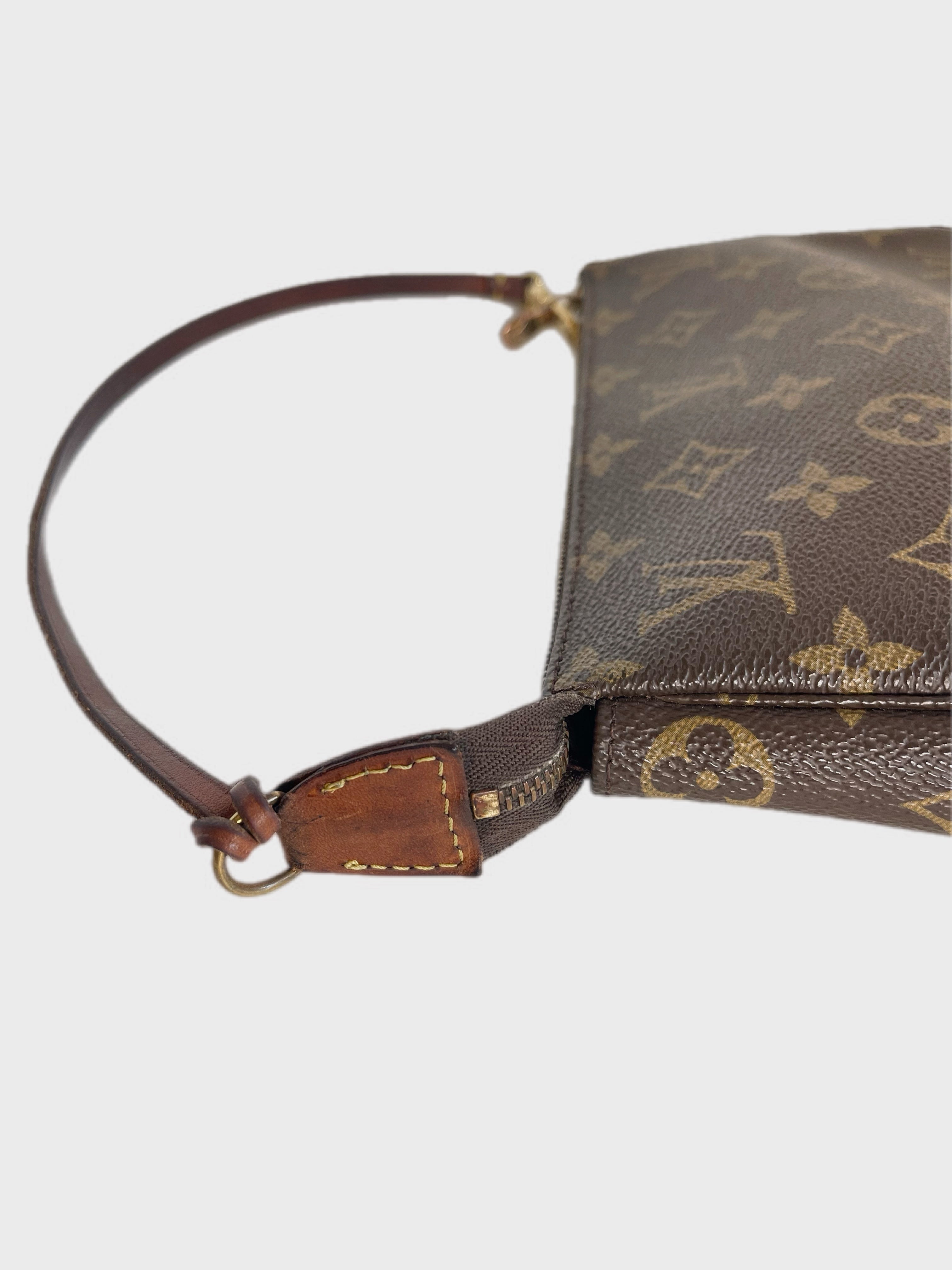 LOUIS VUITTON LV VINTAGE MONOGRAM POCHETTE Y2K CHERRY
