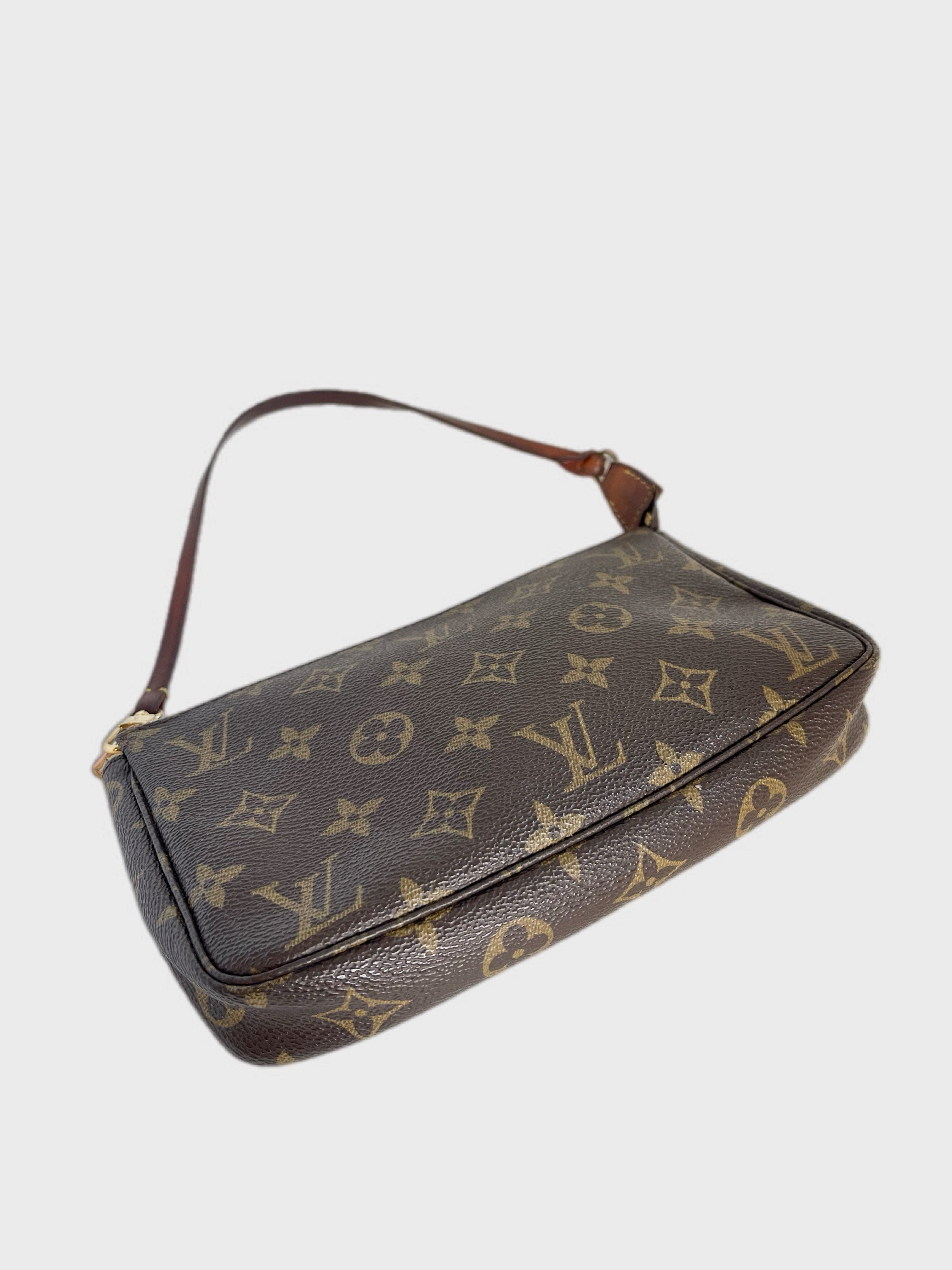 LOUIS VUITTON LV VINTAGE MONOGRAM POCHETTE Y2K CHERRY