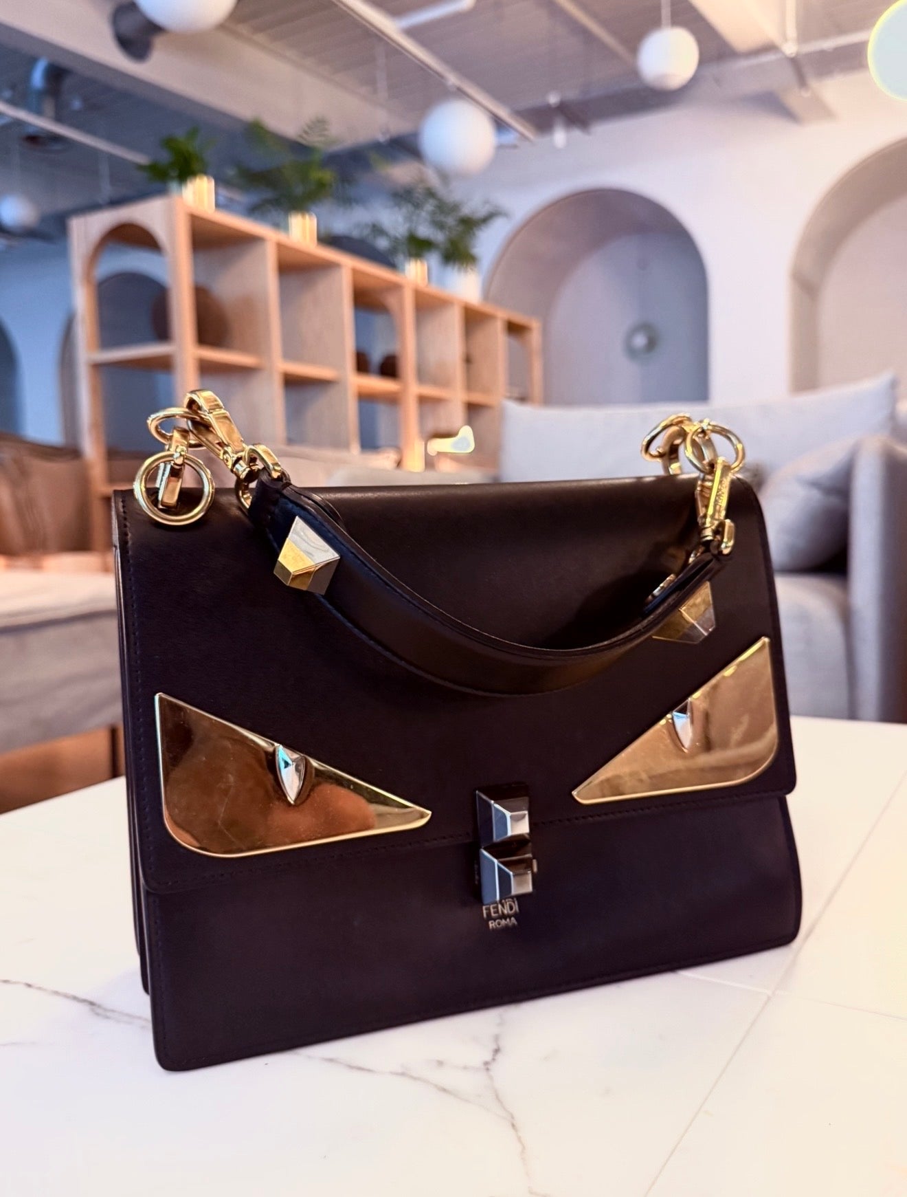 FENDI KAN I MONSTER EYES BAG