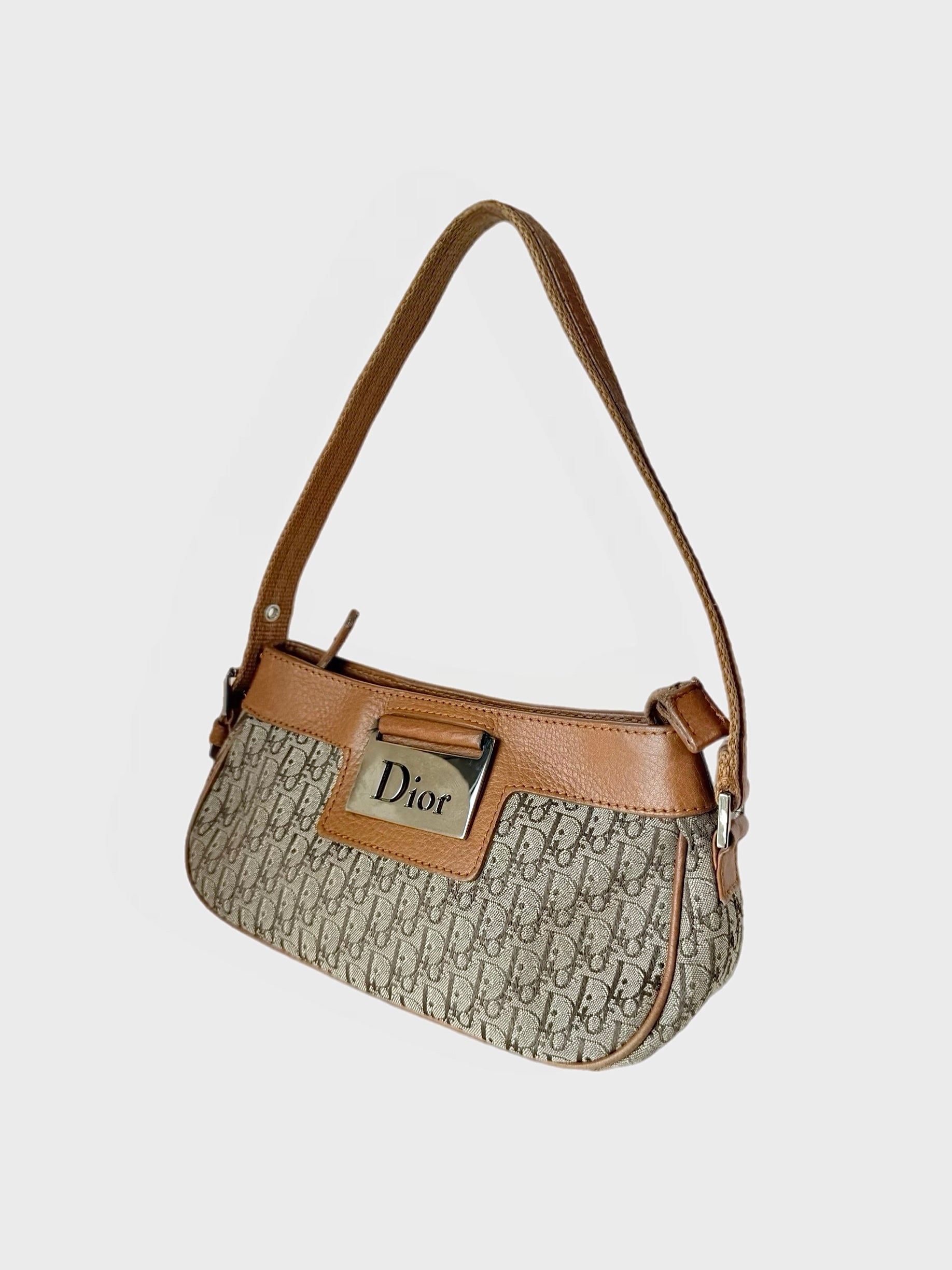 Y2K DIOR COLUMBUS VINTAGE TROTTER TAN