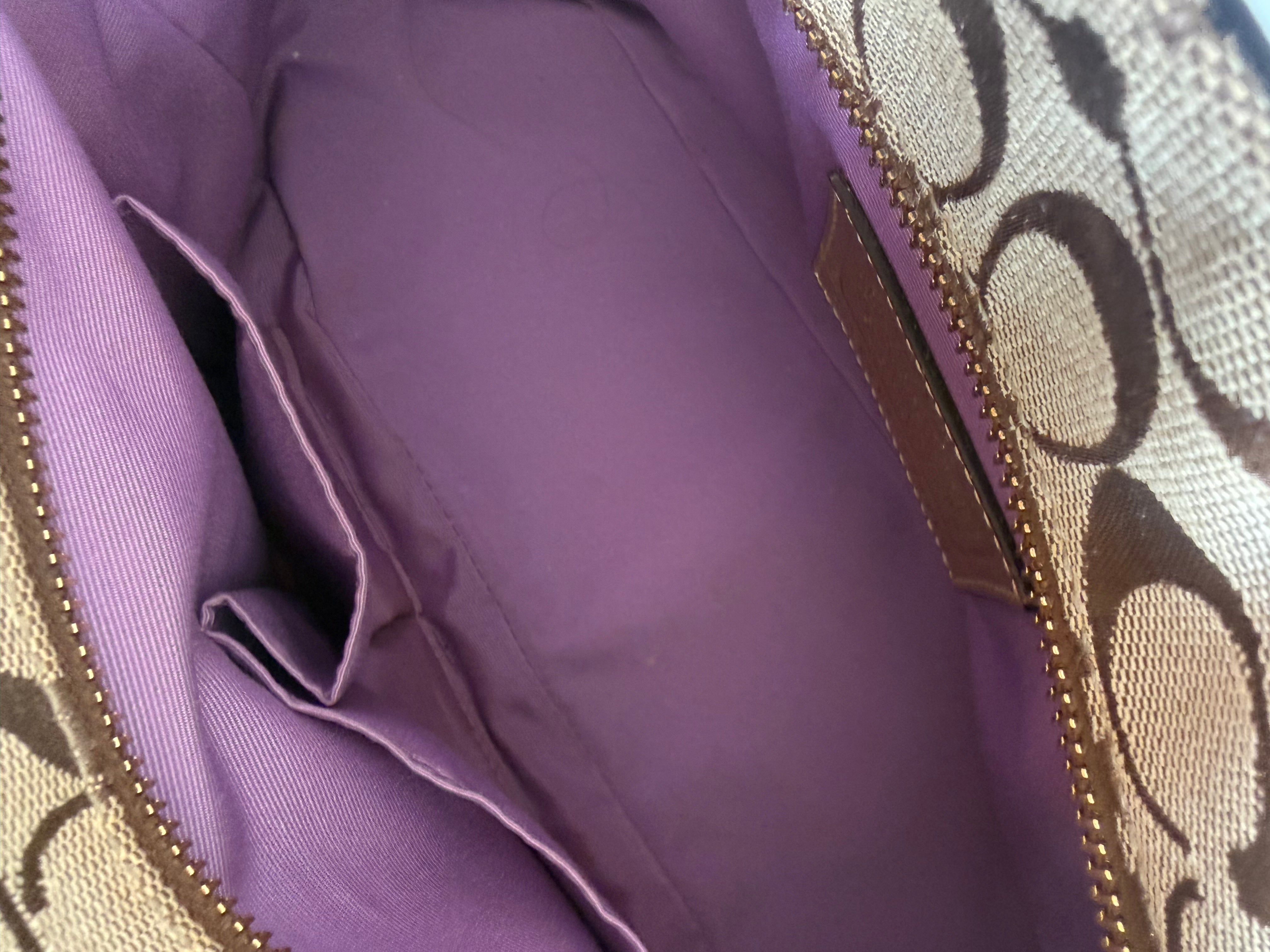 VINTAGE COACH Y2K 2000s GOLD BAG