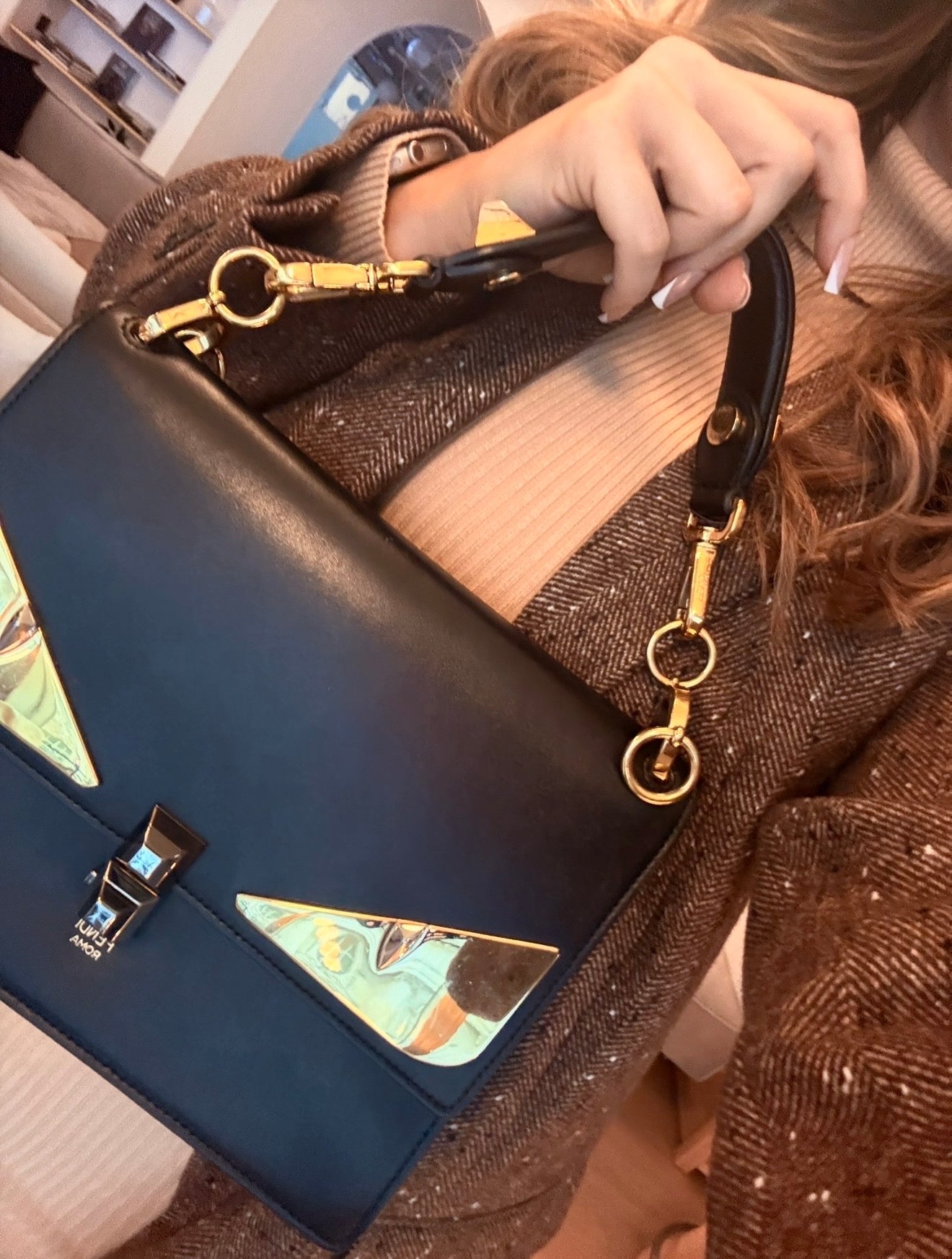 FENDI KAN I MONSTER EYES BAG
